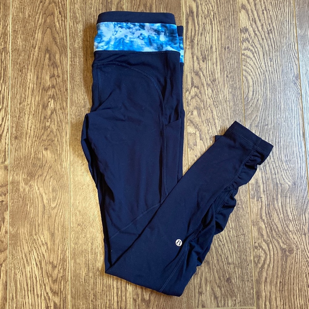 Navy blue lululemon leggings